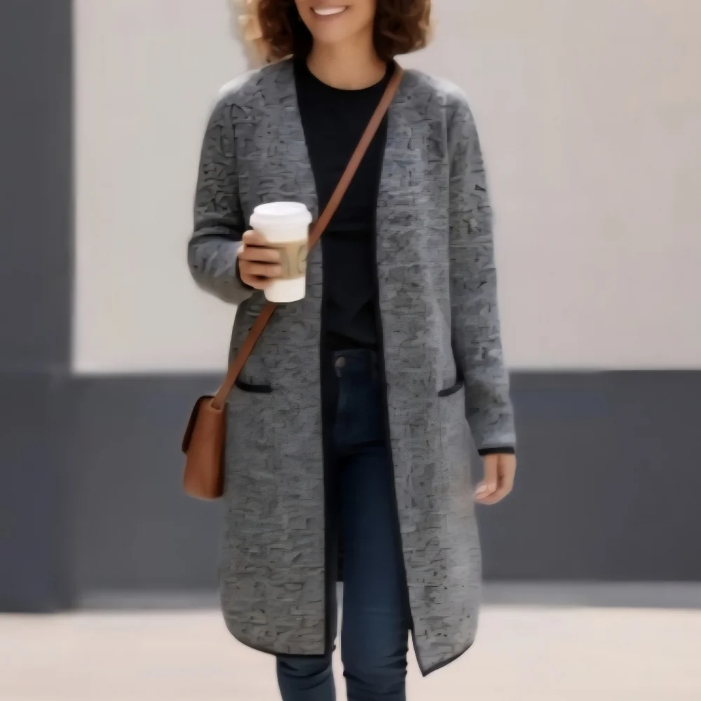 Elegant TAHARI Arthur Levine Open Front Jacket Classic Courture Timeless Tweed